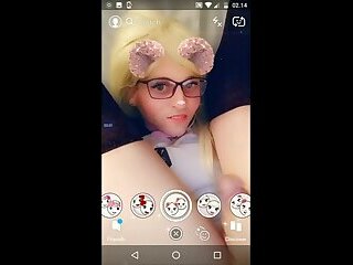 Cute Sissy Self Facial