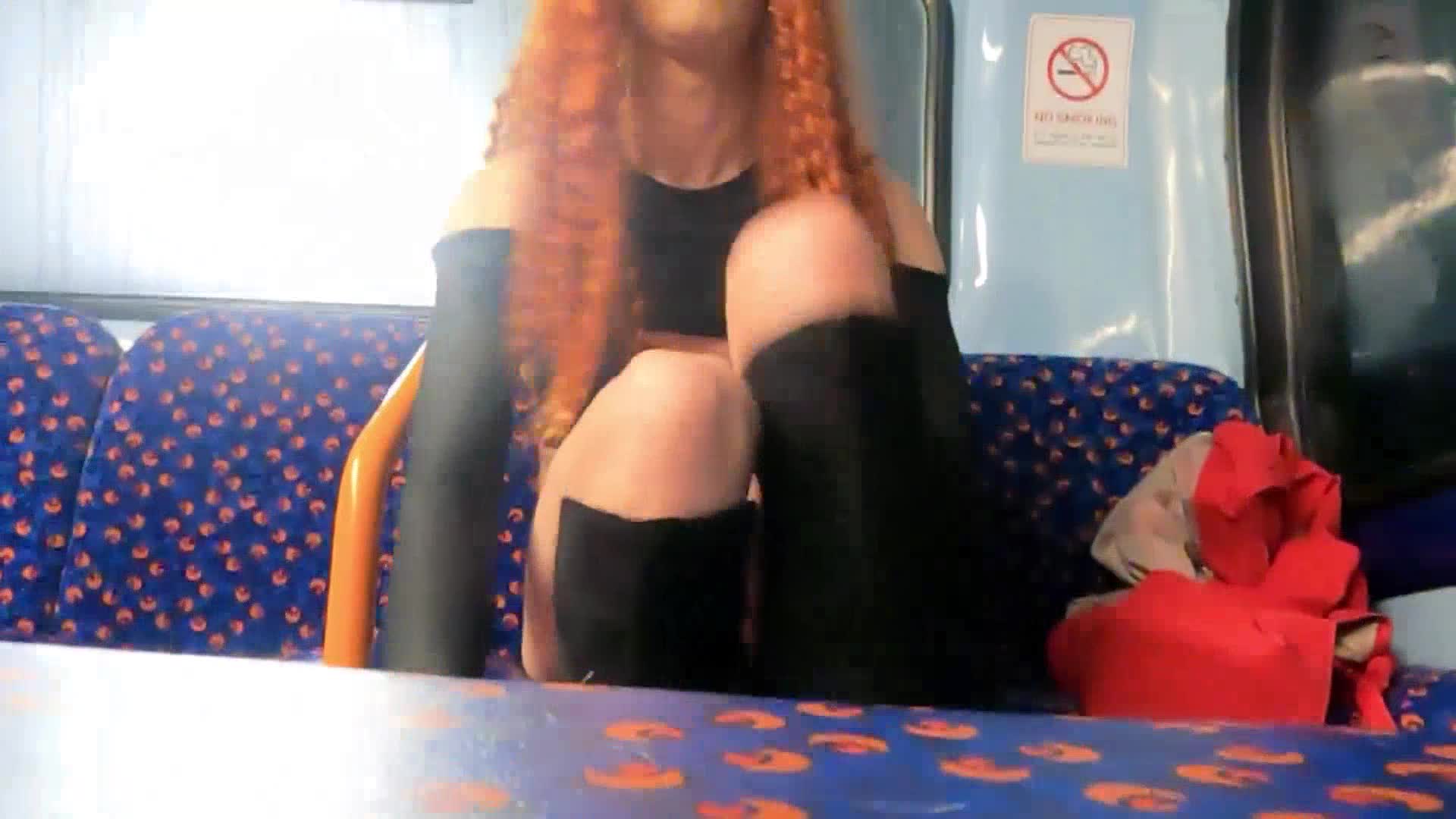 Horny Gurl themidnightminx Rides the Late Bus