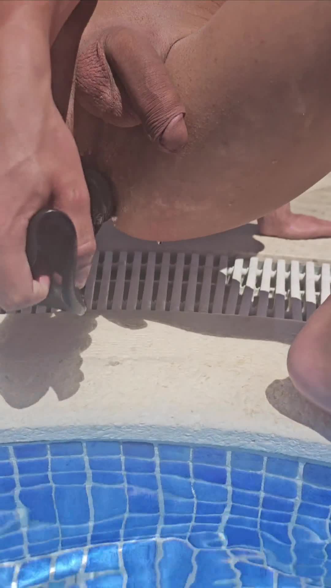 Fisting at the Pool